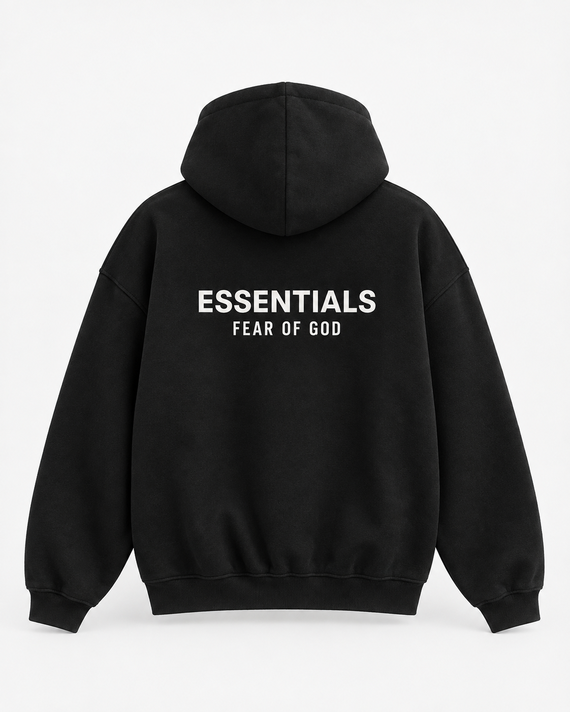 Fear of God Essentials Fleece Hoodie (FW24) Black
