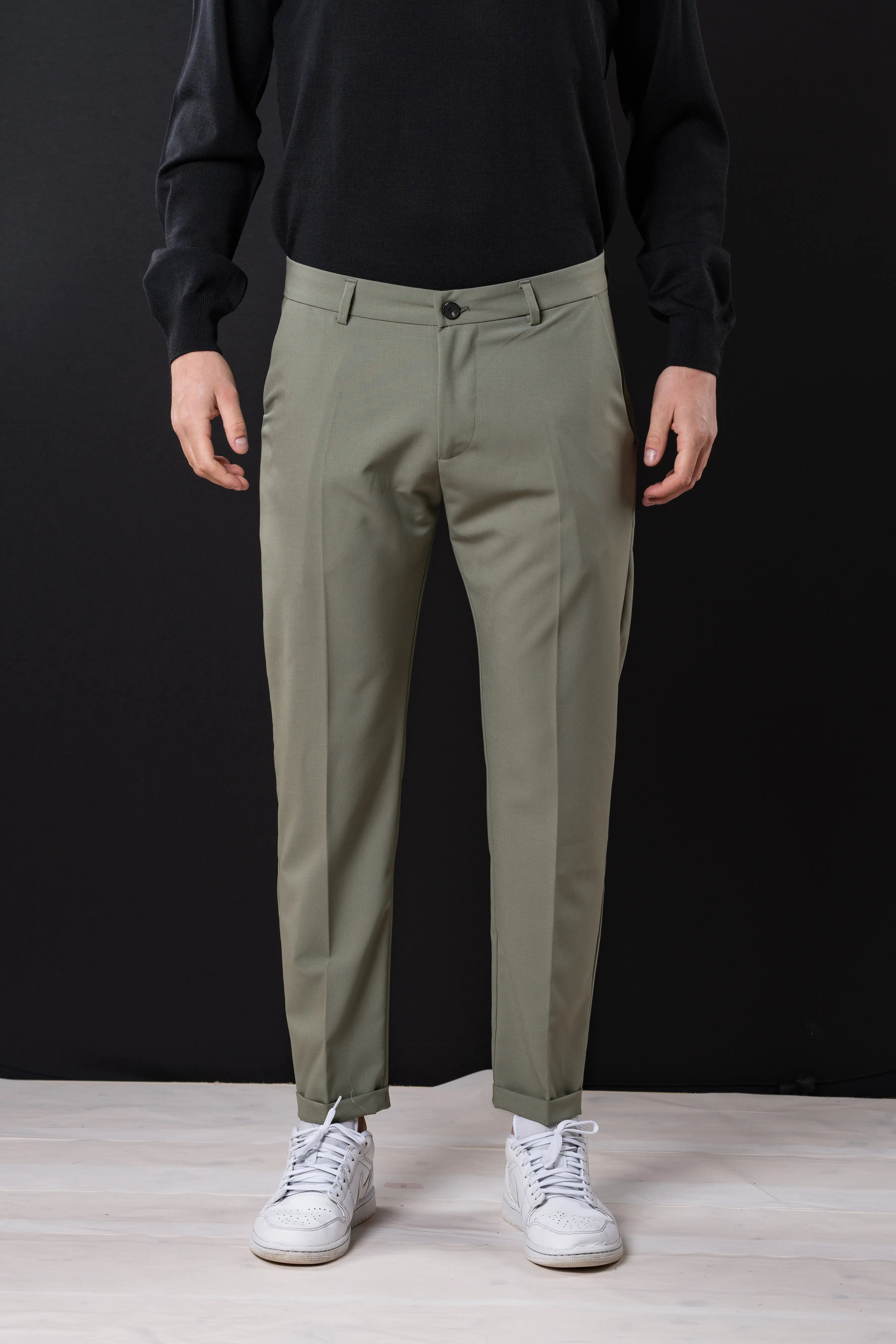 Pantalon chino - Vert clair