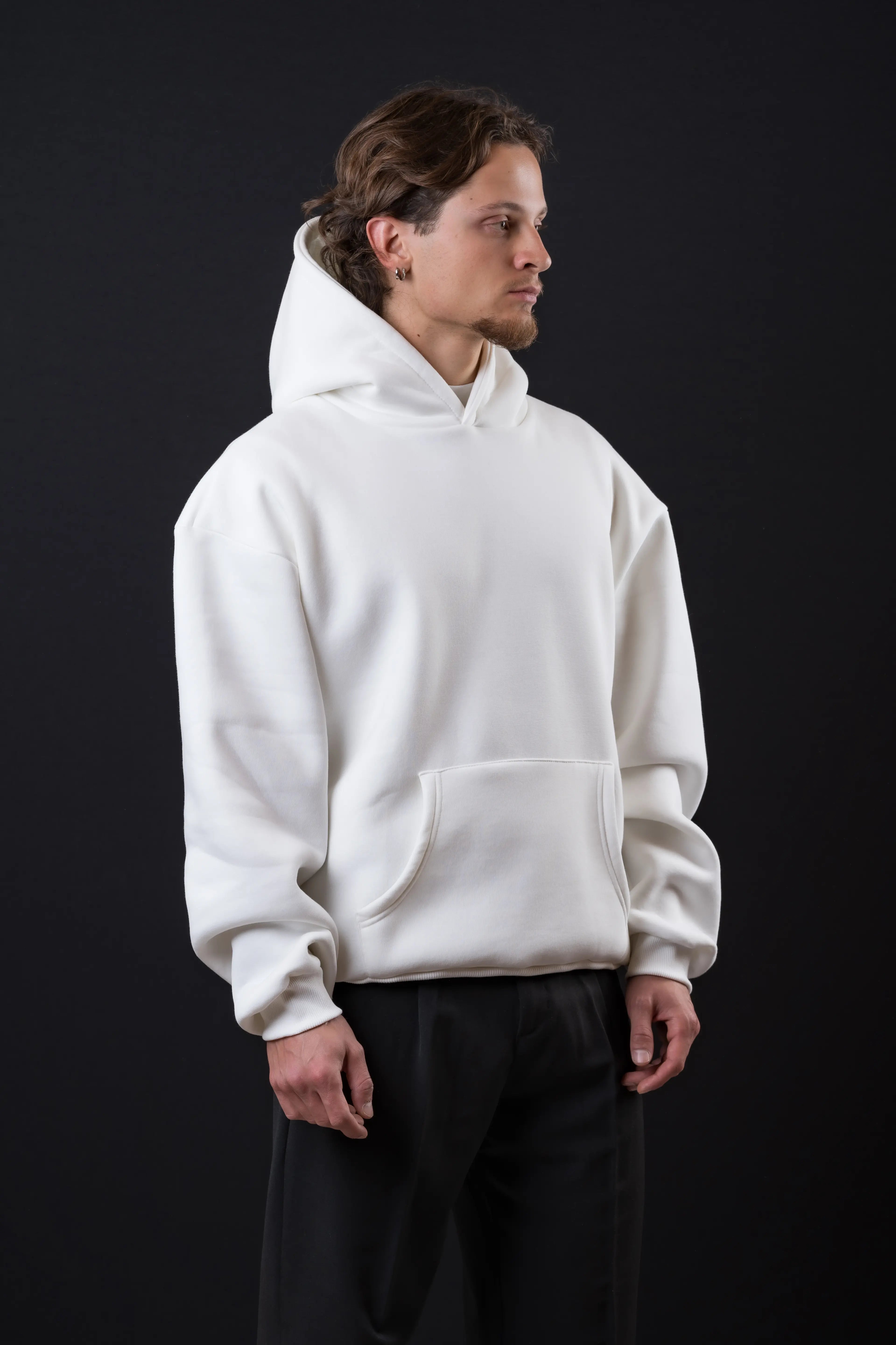 Sweat boxy fit - Blanc