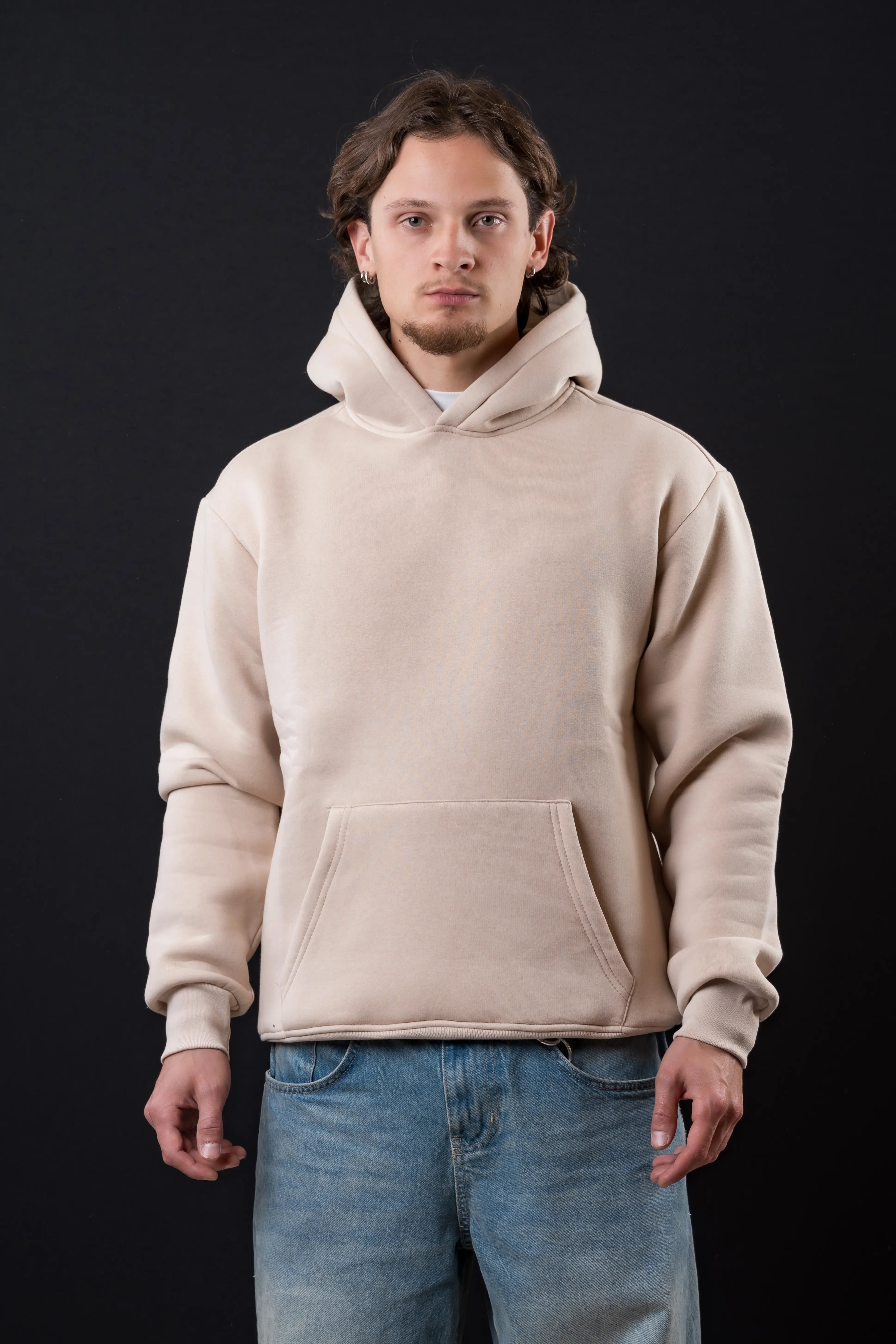 Sweat boxy fit - Beige