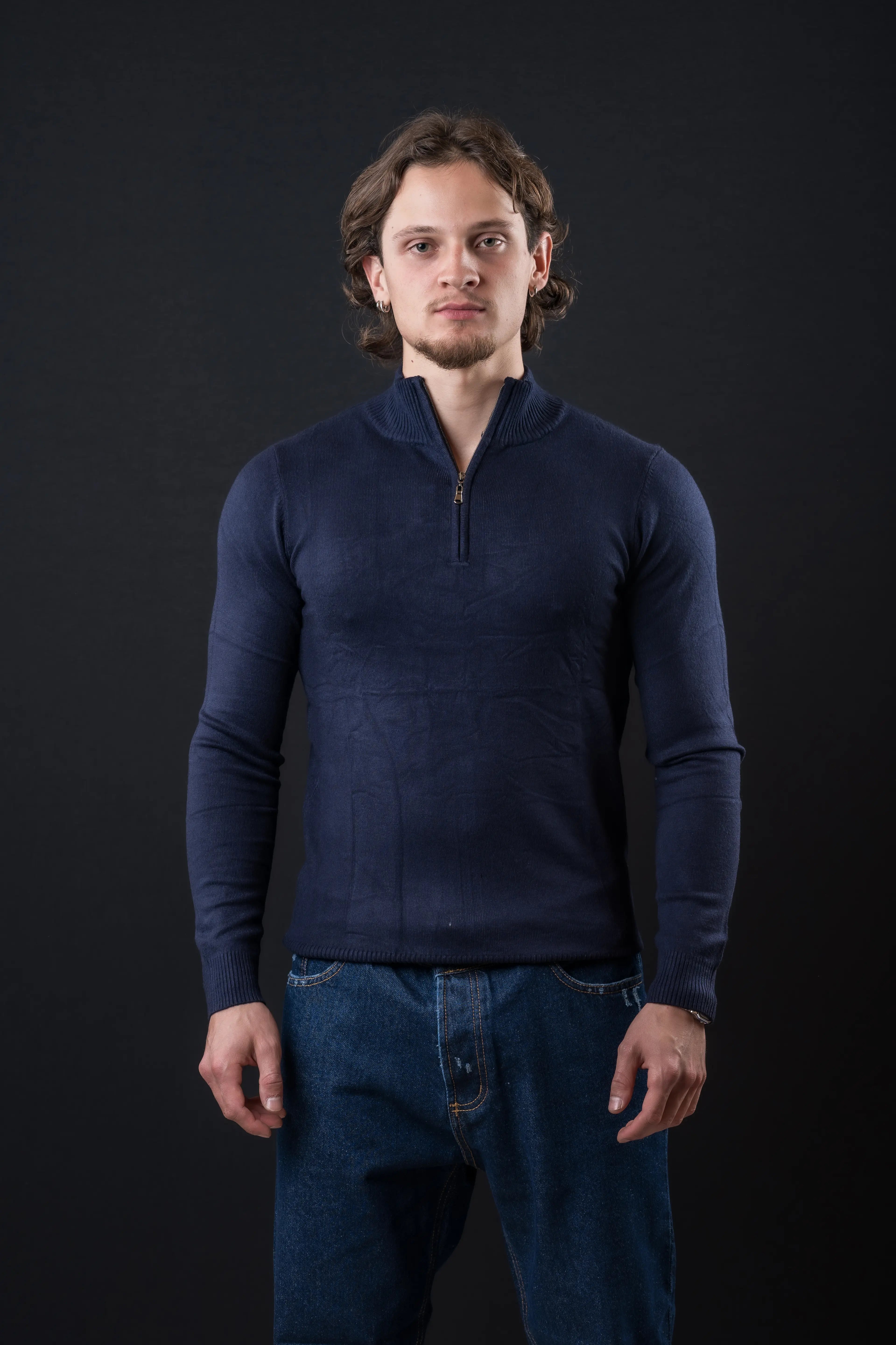 Pull camionneur - Bleue Marine