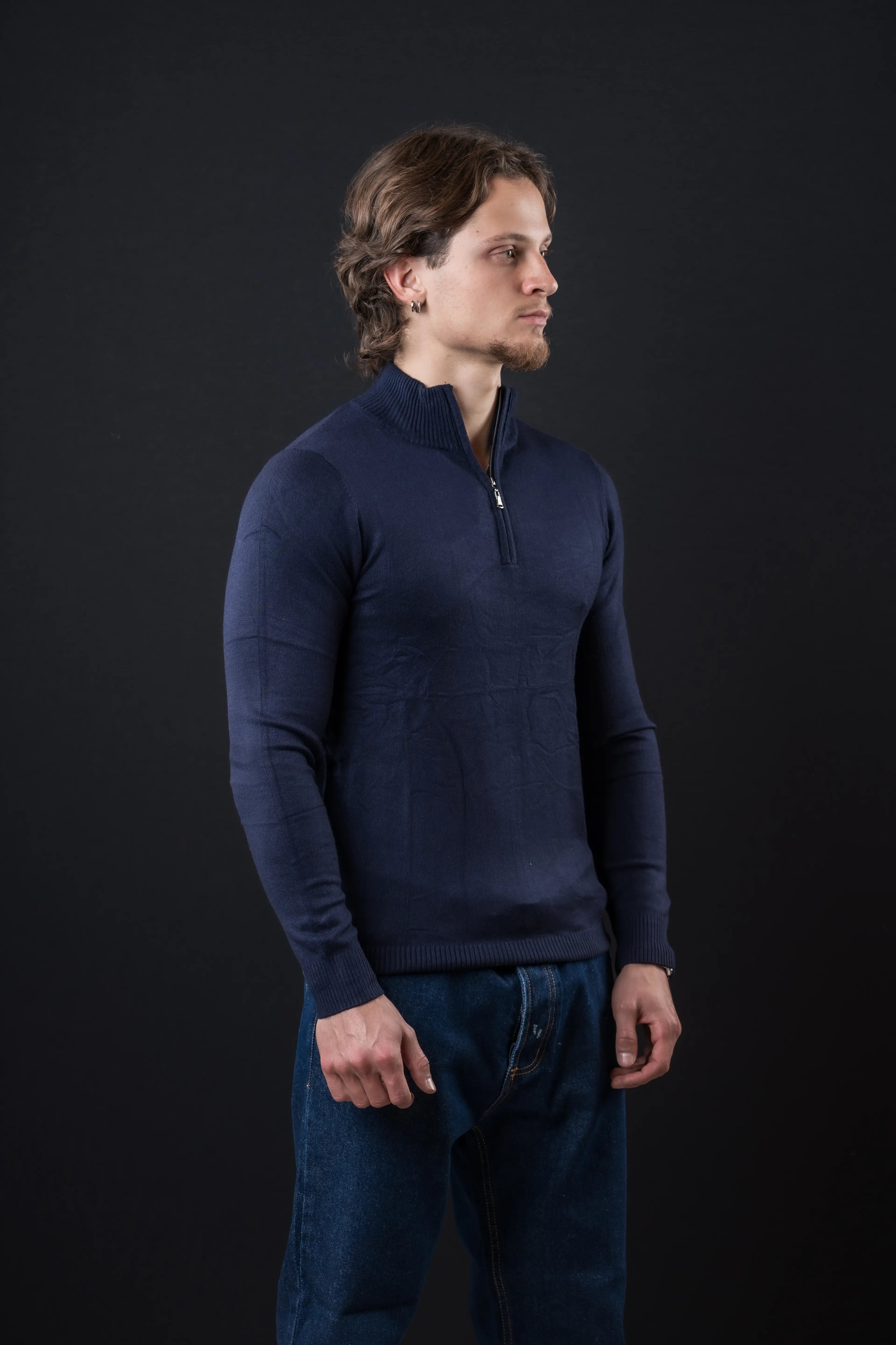 Pull camionneur - Bleue Marine