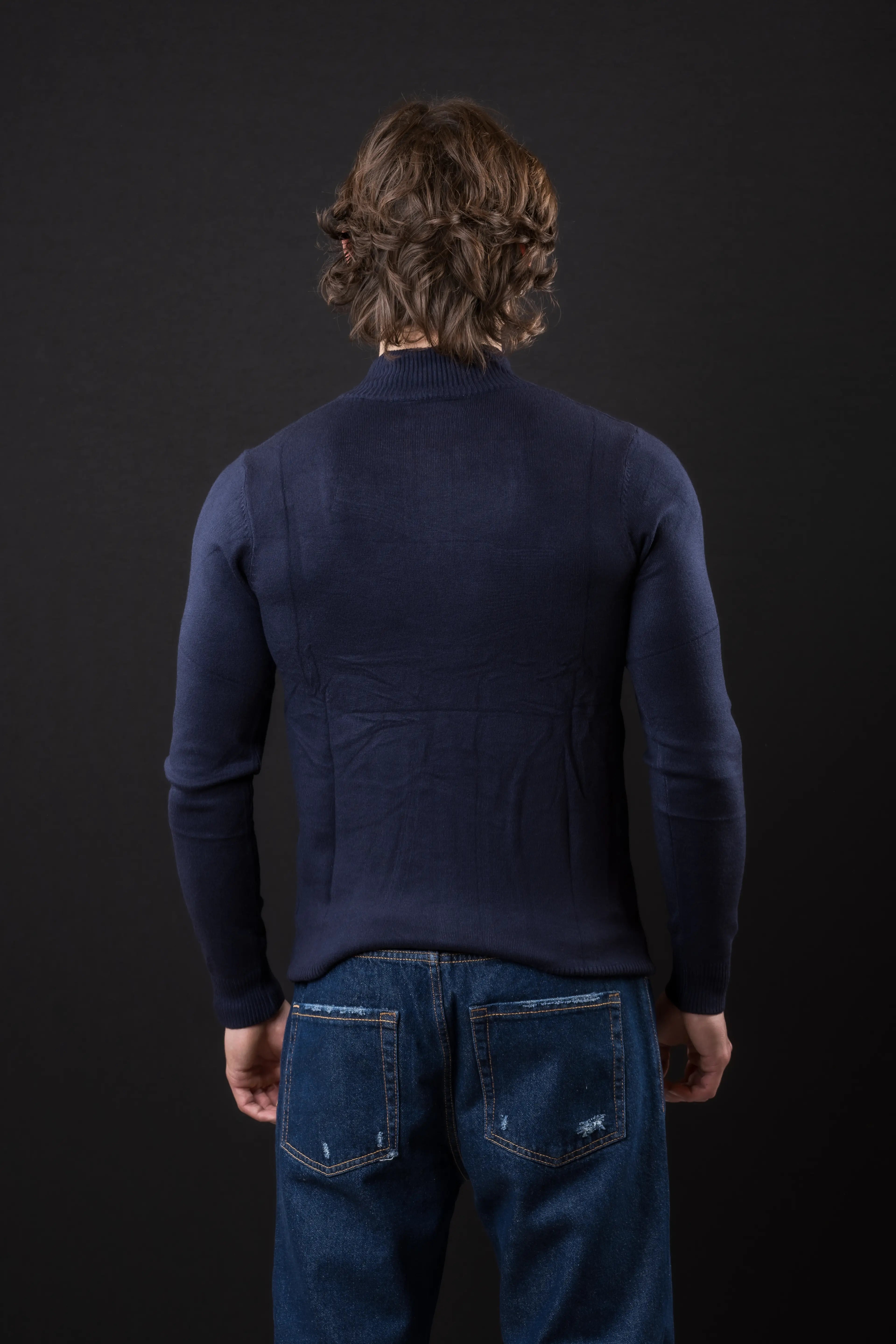 Pull camionneur - Bleue Marine