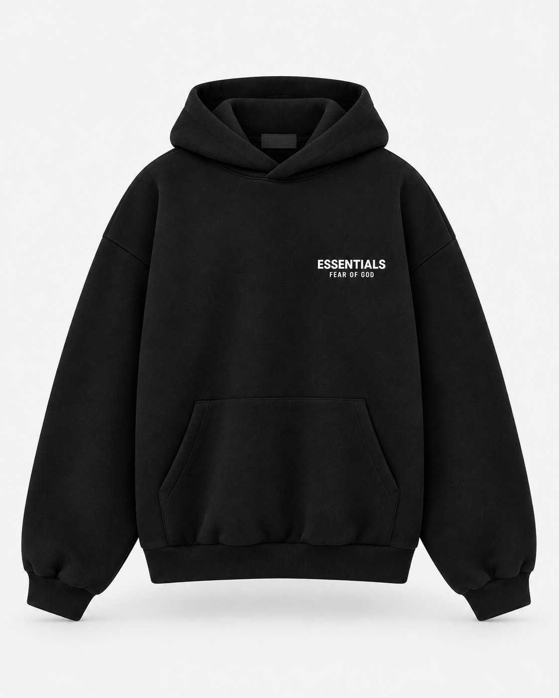 Fear of God Essentials Fleece Hoodie (FW24) Black