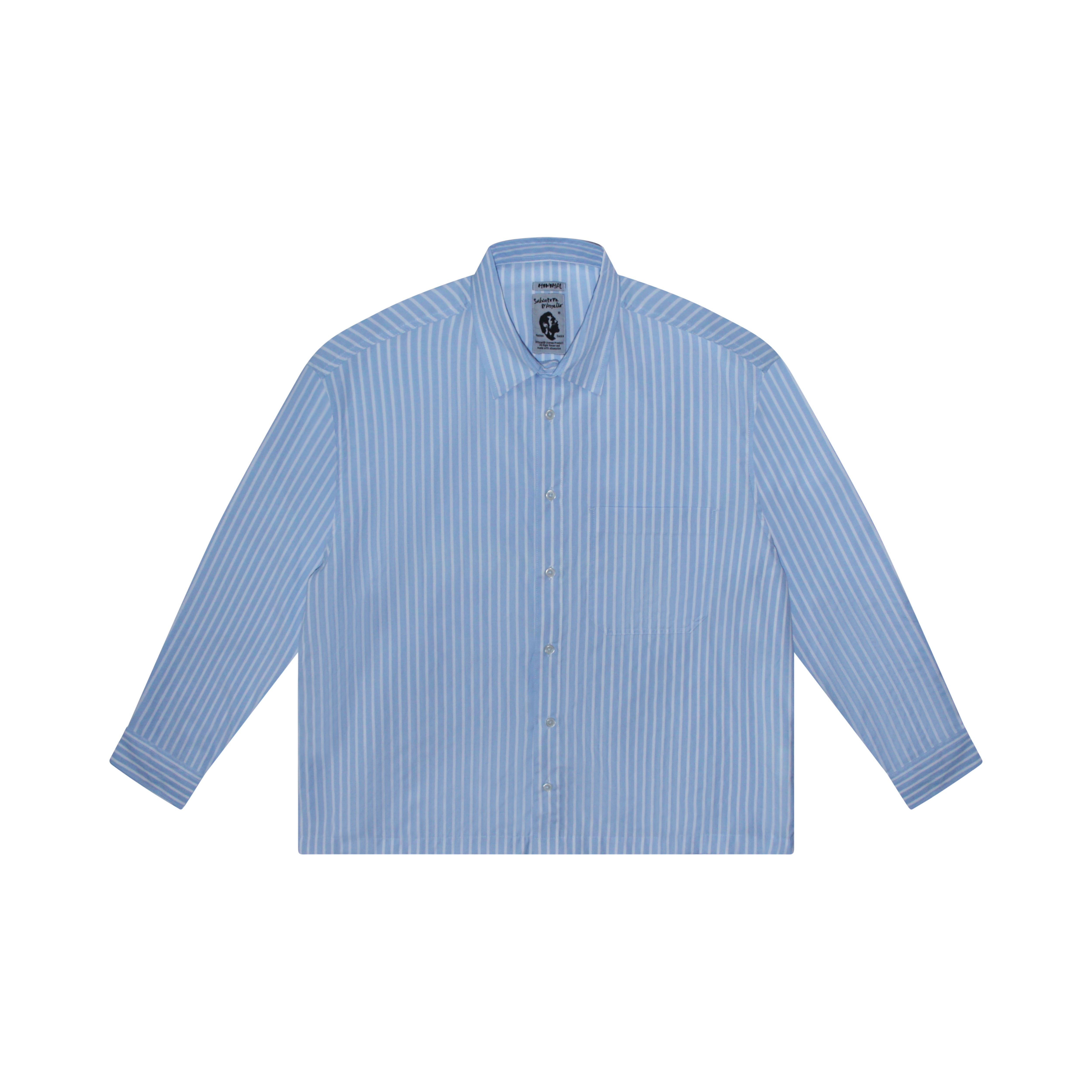 Chemise oversize croped