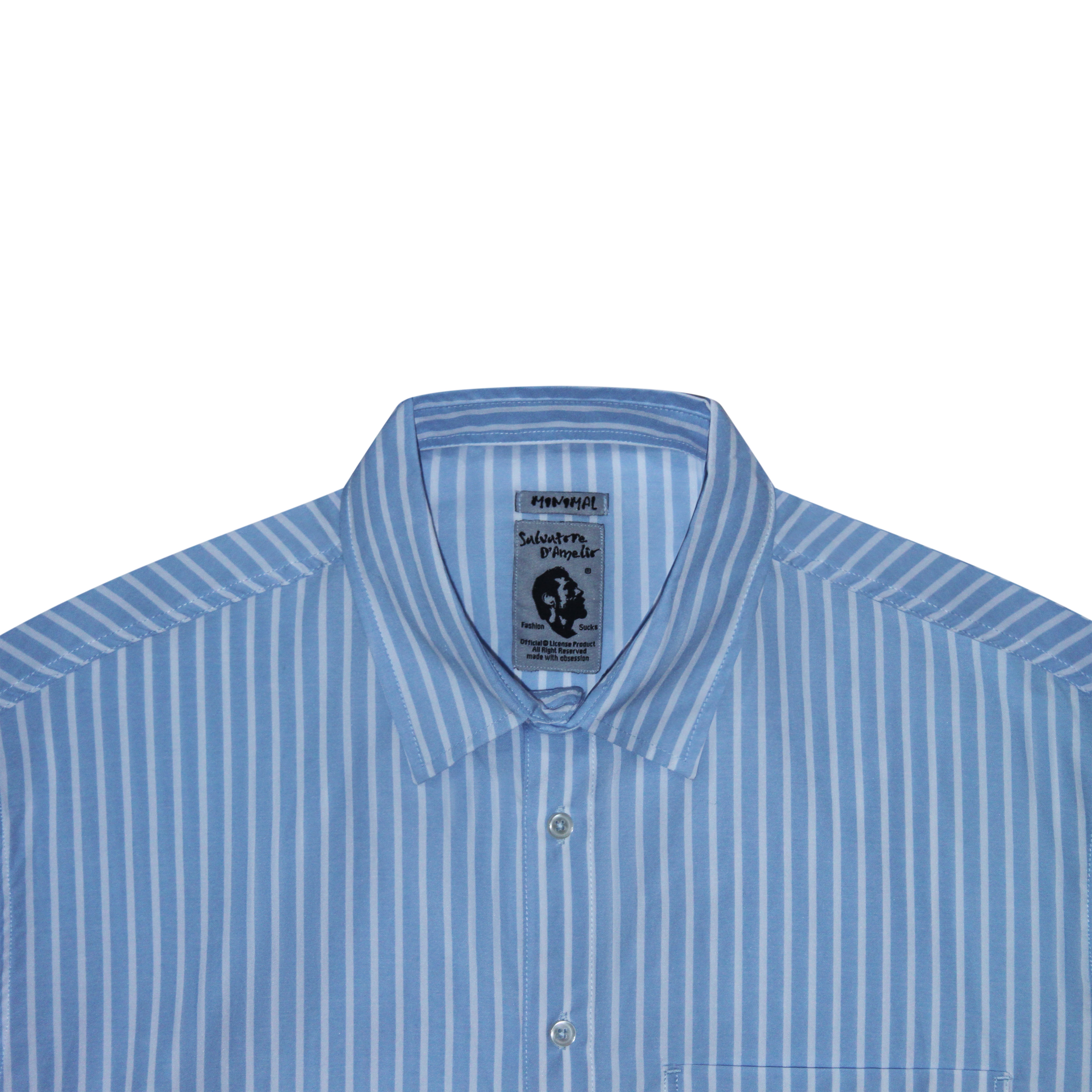 Chemise oversize croped
